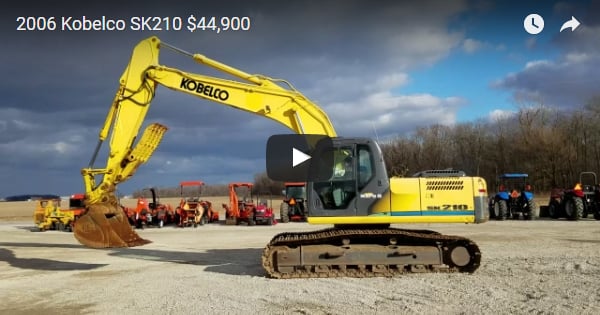 2006 Kobelco SK210 $44,900